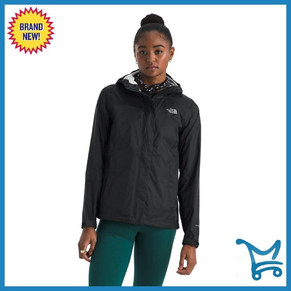Waterproof Hooded Rain Jacket with Pit Zips, DryVent Fabric